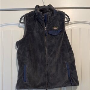 L.L. Bean Gray Fleece Vest
